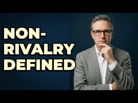 What Defines A Pure Public Good's Non-Rivalry?