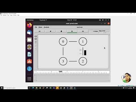 Dynamic Routing - Distance Vector using NS2