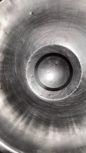 Delicious Creamy Batter Preparation in a Metallic Bowl