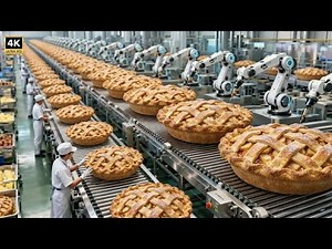 Inside a Modern Apple Pie Factory — From Fresh Apples to Perfectly Baked Pies