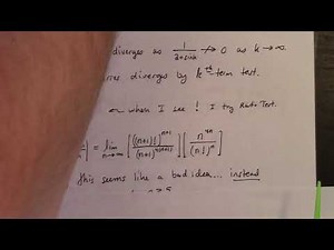 Math 132: On how to choose which Convergence Test