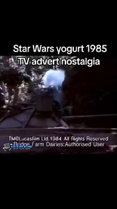 Star Wars yogurt 1985 TV advert nostalgia #starwars #nostalgia #tv #advert #yogurt #80snostalgia #80sthrowback #retro #vintage #childhood #childhoodmemories #starwarsfan #starwarstiktok #oldschool | Nostalgia Wizard