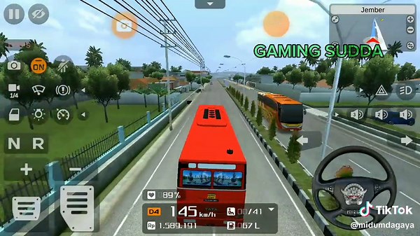 Virtual Bus Driving Simulation through City Streets