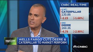Wells Fargo downgrades Caterpillar and Deere on slowing demand