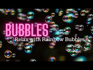 Tiny Rainbow Bubbles | 4k Relaxing Screensaver