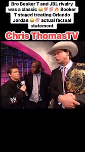 Bro Booker T and JBL rivalry was a classic 😂💯💯🔥Booker T stayed treating Orlando Jordan 😂💯 actual factual statement #bookert #jbl #smackdown #teddylong #wwe #fyp #orlandojordan | Chris Thomas Sr.
