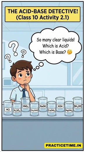 Class 10 Science Activity 2.1 | Acid Base Indicators Experiment 🧪