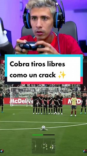 Cobra tiros libres como un crack en #Pes21 #efootball2022 #Fifa #golazooo