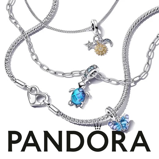 The perfect necklace layering recipe? Take symbols from the earth, sea and sky, then add your pick of sterling silver chains. ✨ Shop now: https://to.pandora.net/G6ZZi9 | Pandora