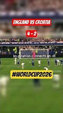 Highlights Inggris vs Kroasia 4-2 | Harry Kane Brace #worldcup2026 #football