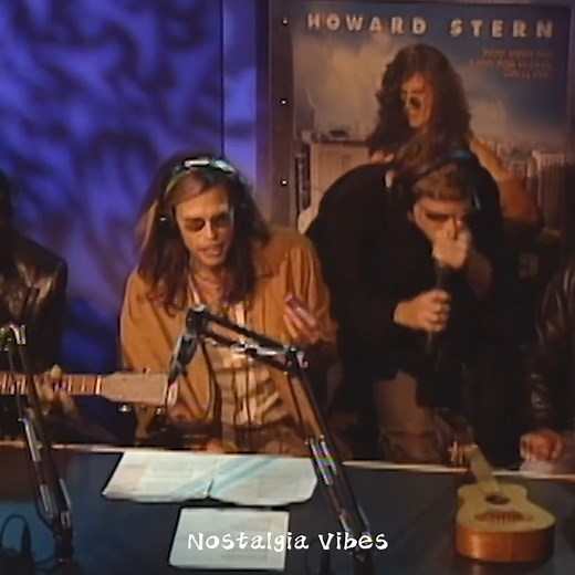 49K views · 903 reactions | Aerosmith's Steven Tyler and Joe Perry performed an acoustic version of their hit song "Pink" on the Howard Stern Show in 1997 | Nostalgia Vibes | Facebook