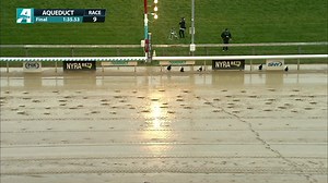 MIND CONTROL finishes his career with a win in the Grade 1 Cigar Mile pres. by NYRA Bets with Johnny V up! #TheBigA | NYRA