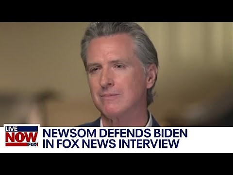 Newsom Hannity interview: Defends Biden, dodges 2024 question in first FOX News interview since 2010