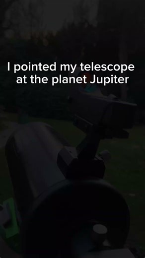 what JUPITER looks like through a TELESCOPE #space #astrophotography #universe #astro #jupiter