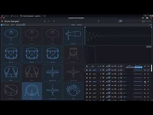 Tracktion Waveform Drum Sampler Layering
