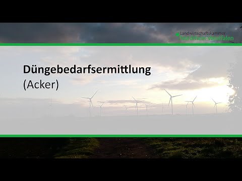 Düngebedarfsermittlung (Acker)