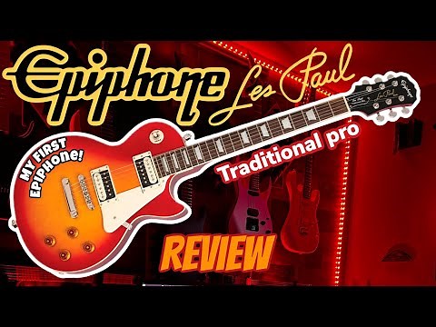 Epiphone Les Paul traditional pro review / first time Epiphone owner.