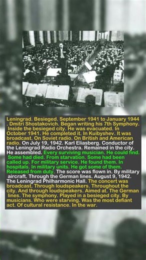The Nazis Were Bombing His City — He Sat Down and Wrote a Symphony That Made the Whole World Listen