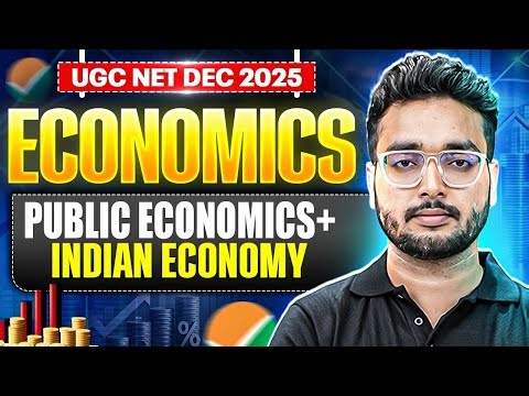 UGC NET Economics | UGC NET Economics Public Economics+ Indian Economy | UGC NET Economics PYQs 2025
