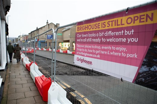 Update on major Brighouse town centre project after first two weeks of work