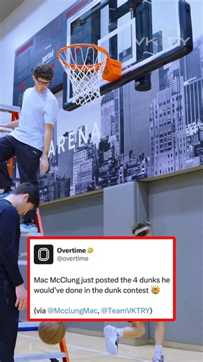 Mac McClung gotta revive the Dunk Contest in 2027 🤯 (via Team VKTRY) | NBA Memes