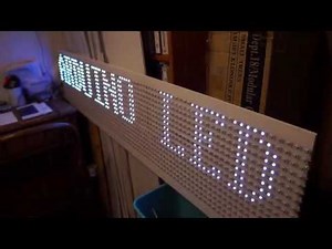 Arduino 12 Line WS2812 Addressable LED Sign