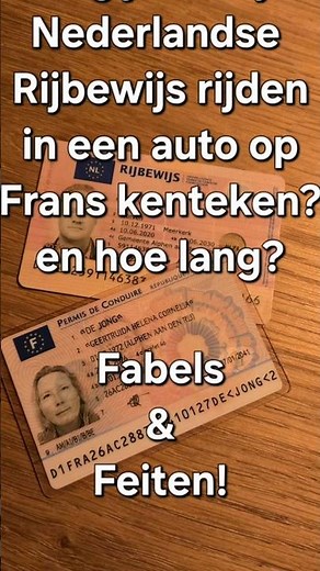 Mag je een Franse auto rijden met Nederlands rijbewijs? En hoe lang?