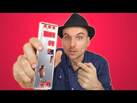 How to install motherboard IO plate / IO shield