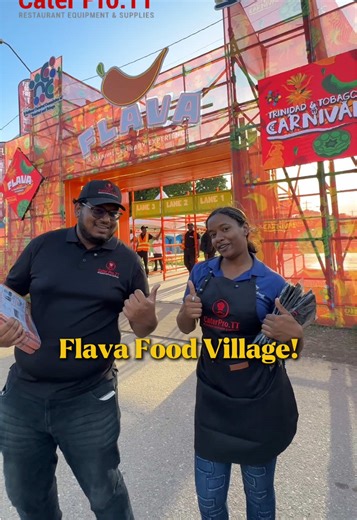 FLAVA FOOD VILLAGE | OUTREACH 🇹🇹 People are at the heart of everything we do — and at the end of the Carnival season, Cater Pro stepped out to connect with the vendors at the Flava Food Village. Even in the last trickle of the season, the energy was still HIGH, the vibes was RIGHT, and the love was REAL.❤️ We had the opportunity to meet so many hardworking food vendors who were out there serving great food and putting in the work for Carnival 2026. We connected with people, handed out flyers, 