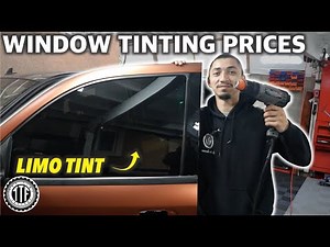 Revealing My Window Tinting Prices - The Tint Factory