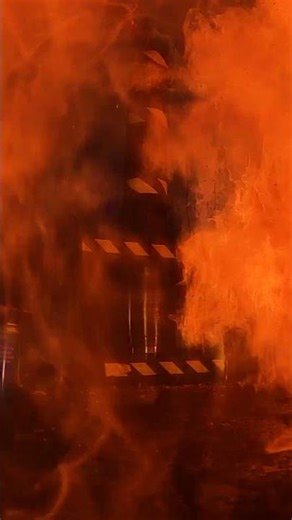 High-Speed Impact Test: Butane Gas Canister vs. Smash Press 🔥⚙️💥