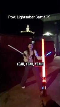 Lightsaber Battling Random People... ⚔️ Pt. 51 #starwars #pov #freewill