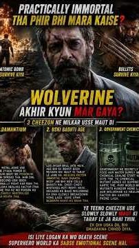 WOLVERINE IMMORTAL THA TO MARA KAISE? 😭 | Logan Death Explained in Hindi #shorts