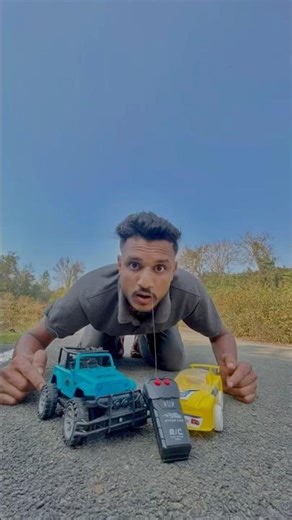 Police Car And RC Remote Control Wonder Jeep Racing & Tasting 🛻🥰