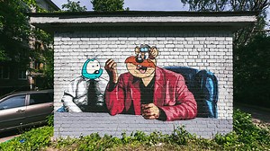 10 artworks by Russia's most famous street artist