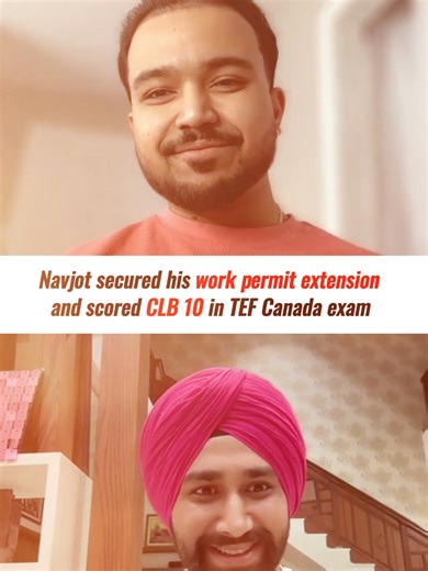 Navjot Achieves CLB 10 in TEF Canada Exam