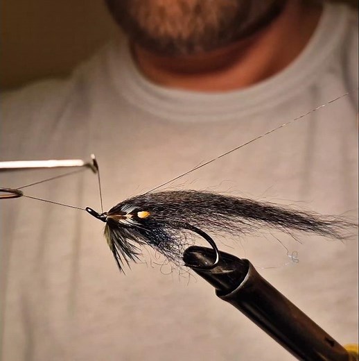 black&silver Atlantic salmon fly