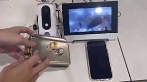 2 Wired Video Intercom System with 1080P Camera and 7 Inch Touch Monitor,WiFi Video Door Phone Kit,Motion Detect,No Monthly Fees, Remote Unlock,Tuya 32G