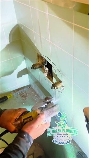 How to replace a shower valve without destroying the enclosures