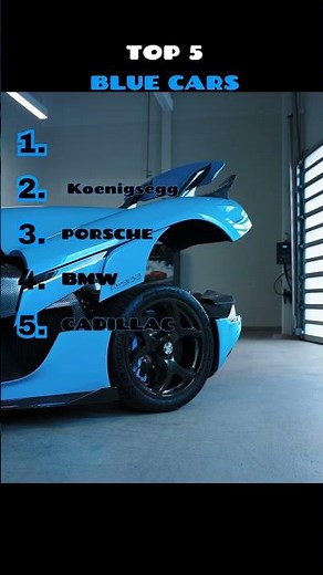 Top 5 Blue cars🚙#automobile #car #top5