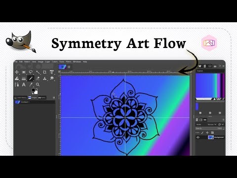 How to create mandala arts in GIMP (Creative Symmetry)