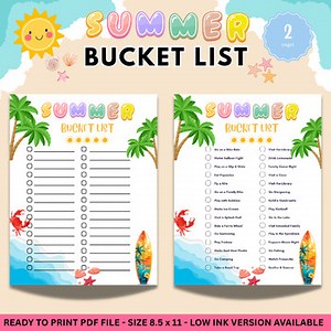 Summer Bucket List | Family to do List | Toddler Summer Activties for Kids