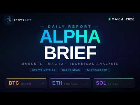 Crypto Daily Alpha Brief - Mar 4th, 2026