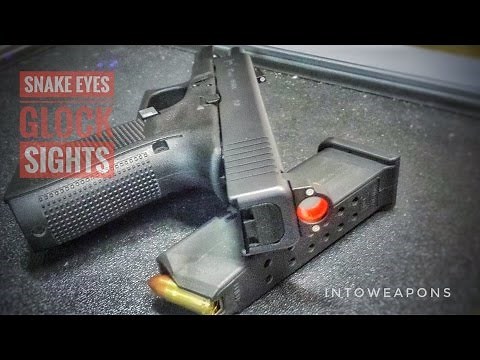 Snake Eyes Sights for Glock Pistols: Install and Testing