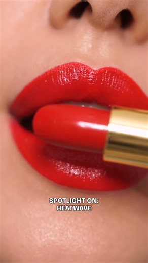 Is it hot in here, or is it just NEW Super Lustrous Ultra Lipstick in Heatwave?! 🔥🥵💄✨ Shop this hot shade before it flies off the shelves! Available exclusively online & in-store @ultabeauty | Revlon