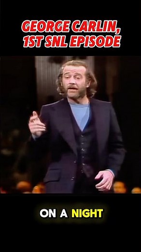 George Carlin Hosts SNL, 1975 #comedy #comedians #snl #georgecarlin #1970s #lovegilda #georgecarlin