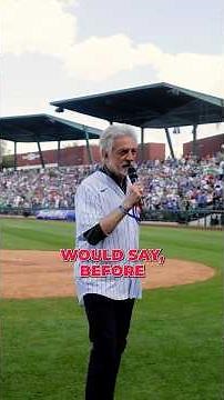 Joe Mantegna sings “Take Me Out To The Ball Game” at Cubs Spring Training! 🎤☀️🏟️