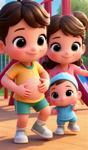 Belly Button Song Dance! Learn about the Body! Cartoon Creater#shorts #cute #cartoon #cutebaby