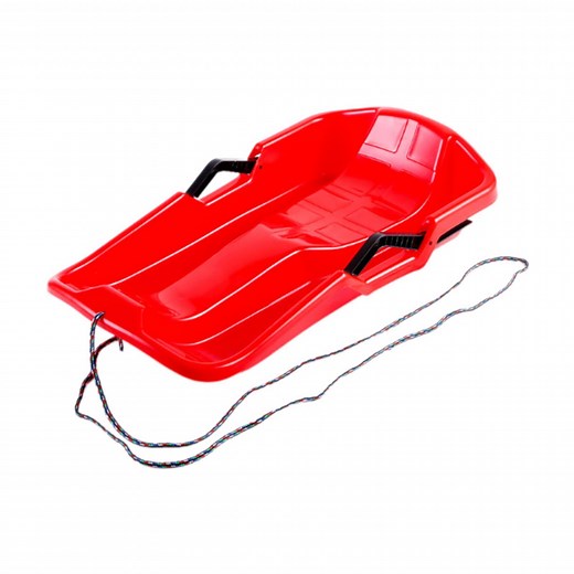 Lipstore Snow Sled Heavy Duty with Pull Rope Multifunctional with Brake Downhill Sled Red - Walmart.ca
