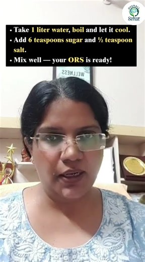 How to Make ORS at Home 💧 Life-Saving Drink for Dehydration! #hydrationtips